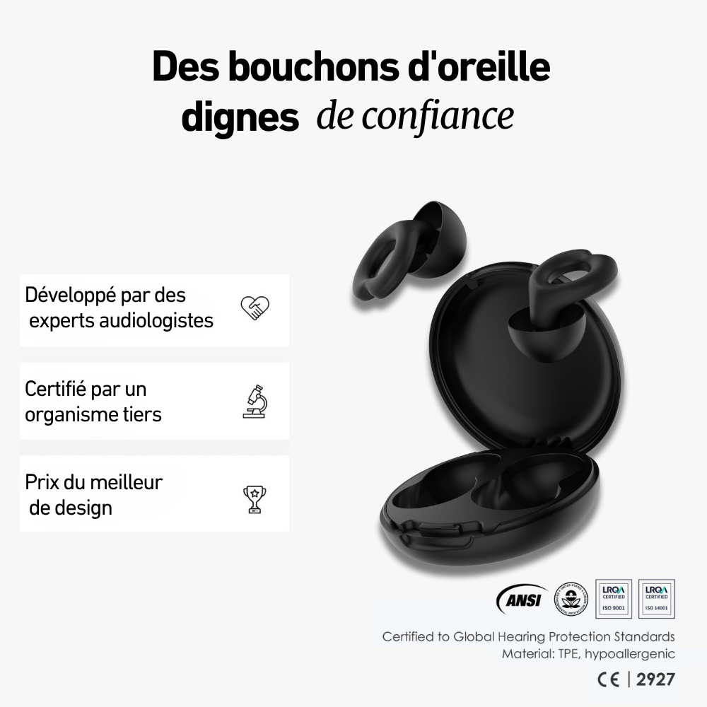 Bouchons d'oreilles Wav Dream + Boîtier Offert