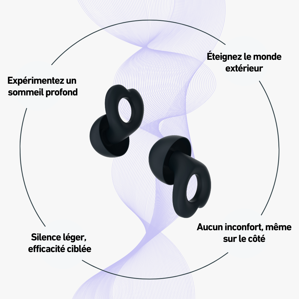 Bouchons d'oreilles Wav Dream + Boîtier Offert