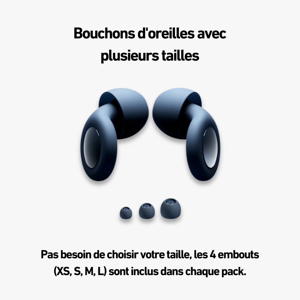 Bouchons d'oreilles WavPlugs + Boîtier Offert