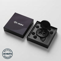 Wav Dream, paire de bouchons de nuit noirs, garantie 30 nuits